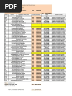 Residencia La Goleta Ingresos Septiembre 2020