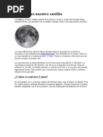 La Luna Es Nuestro Satélite