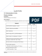 Database Programming With PL/SQL 3-2: Practice Activities: 825200038 - Richard