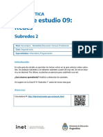 REDES Guía09 Subnetting 2