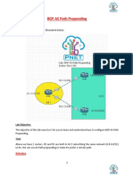 BGP AS Path Prepending: Lab Topology