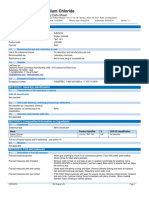 Sodium Chloride: Safety Data Sheet