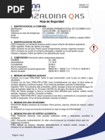 MSDS Benzaldina QXS 05 2020