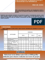 Planejamento Do Plano de Negócios - Elaboração - Plano Financeiro - Cronograma - Referências