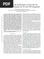 Evaluating The Performance of Over-the-Air Time Synchronization For 5G and TSN Integration