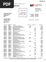 Capitec Bank Statement