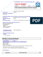 Safety Data Sheet: SECTION 1: Identification of The Substance/mixture and of The Company/ Undertaking