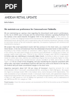 Andean Retail Update