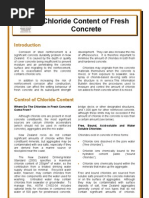 Chloride Content of Fresh Concrete