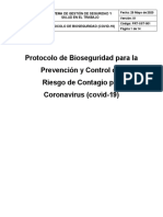 Protocolo Bioseguridad