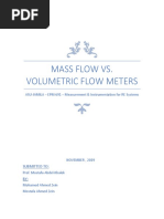 Mass Flow Vs Volumetric Flow Meters