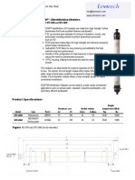 DOW™ Ultrafiltration Modules Features: Model SFP-2660 and SFD-2660