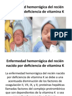 Enfermedad Hemorrágica Del Recién Nacido Por Deficiencia de