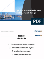 HD - Voicedevice Selection Andstructural Design