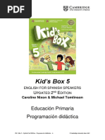 Kid's Box 5: Educación Primaria Programación Didáctica