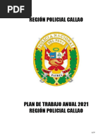 Plan de Trabajo 2021 Región Policial Callao - Ultimo