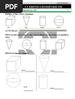 04 Cuerpos Geométricos Tercero de Primaria