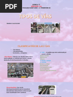 Tipos de Vias