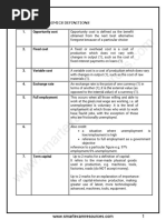 0455 IGCSE Economics Past Paper Definitions