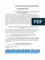 Matriz Comparativa para Los Tres Principales Países Seleccionados