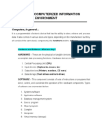 Auditing in A Computerized Information Systems (Cis) Environment