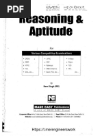 Made Easy GATE (Aptitude & Reasoning)