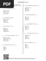 9 Elementary Test 2