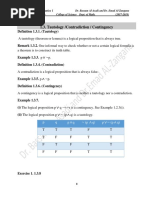 1.2 - Unit1 - Proposition, Logical Operators, Truthtables