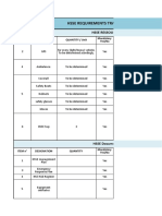 Hsse Requirements Trakcing Register