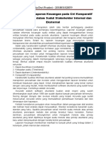 Karakteristik Laporan Keuangan Pada Ciri Komparatif Dan Konsisten Dalam Sudut Stakeholder Internal Dan Eksternal