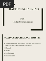 Traffic Enginering: Unit I Traffic Characteristics