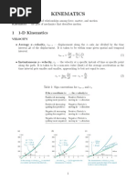 Week 3 Kinematics