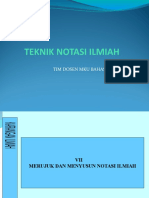 Teknik Notasi Ilmiah