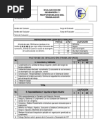 Evaluacion de Desempeño y Responsabilidades Del Trabajador