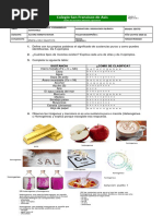 Taller Sustancias Puras y Mezclas