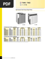 TWR / TWZ: Split System Heat Pumps Single Phase