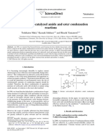 New Boron (III) - Catalyzed Amide and Ester Condensation Reactions