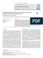 The Application of Natural Food Colorants As Indicator Substances in Intelligent Biodegradable Packaging Materials