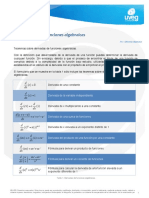 U2 Derivada Funciones Algebraicas