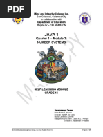 ICT - JAVA1-Grade11 - IntroToNumberSystems