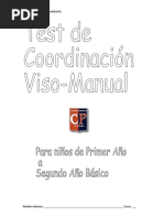 Test Motricidad Fina