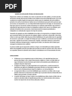 Ejemplo de Aplicación Técnica de Negociación