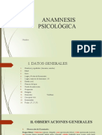 Anamnesis Psicológica