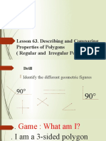 Lesson 63. Describing and Comparing Properties of Polygons