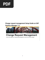 Change Request Management Setup Guide On SAP Solution Manger 7.2