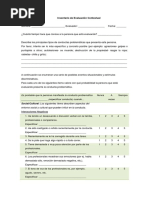 ANÀLISIS FUNCIONAL CAI Inventari D'avaluació Contextual