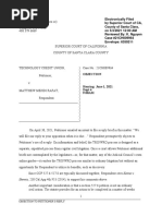 Electronically Filed by Superior Court of CA, County of Santa Clara, On 5/3/2021 12:00 AM Reviewed By: K. Nguyen Case #21CH009964 Envelope: 6359211