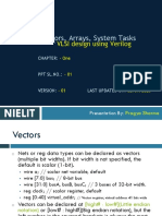 Vectors, Arrays, System Tasks: Topic