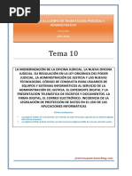 TRAMITACIÓN Tema 10 - Modernización Oficina Judicial