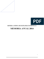 Memoria Minandex 2014